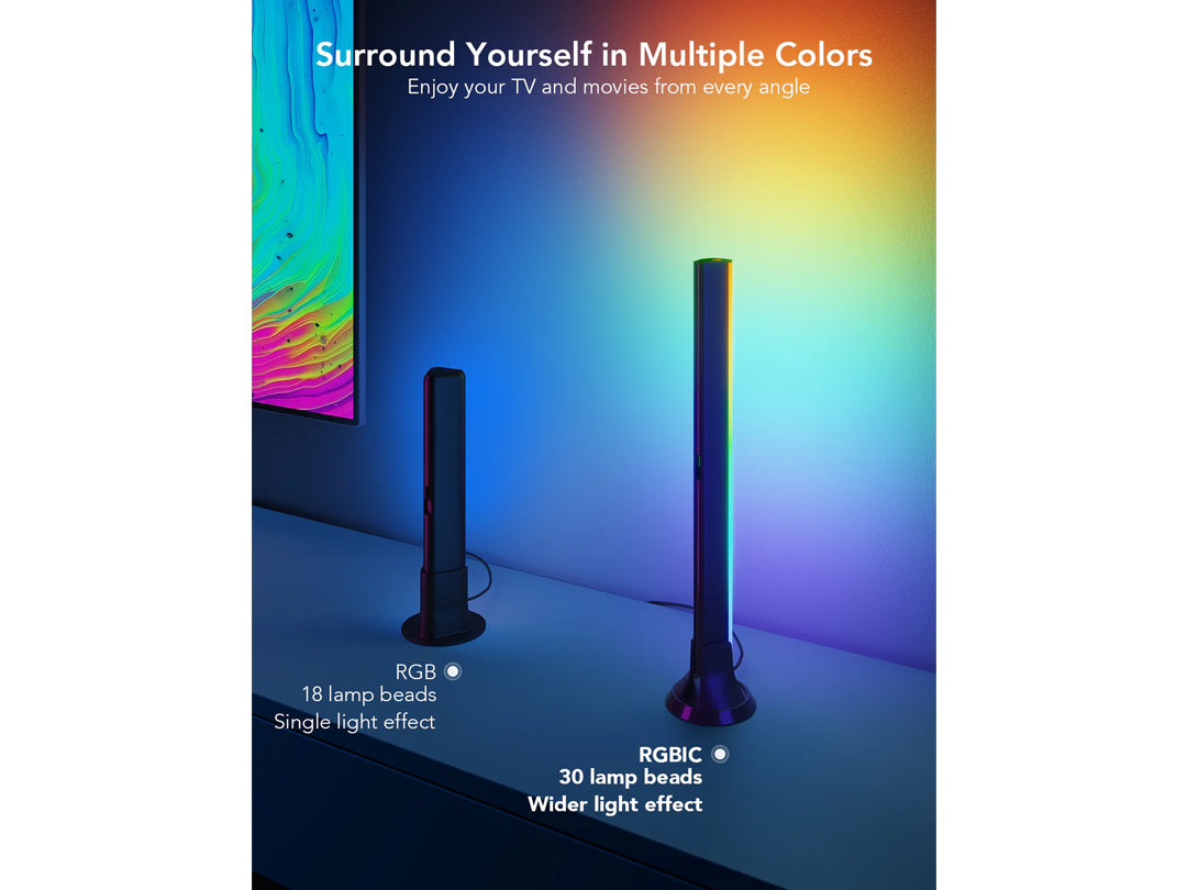Govee RGBIC TV Light Bars for 45-70 inch TVs Govee RGBIC TV Light Bars for 45-70 inch TVs